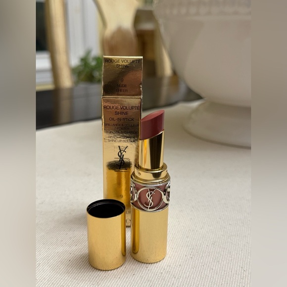 Yves Saint Laurent Rouge Volupté Shine Lipstick - Nude Pink - Picture 1 of 5